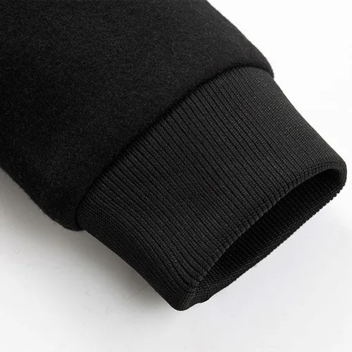 Miniatura 6 de Lu's Chic Men's Wool Coats Quilted Bomber Jackets Long Sleeve Slim Fit Cozy Spring Fall Top Thick Warm Pocket Casual Jackets