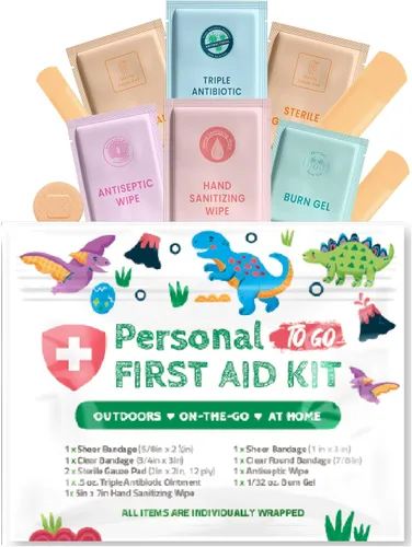Miniatura 13 de Kit de primeros auxilios portátil de tamaño de viaje, perfecto para el hogar, oficina, automóvil, escuela, negocios, viajes, senderismo, universidad