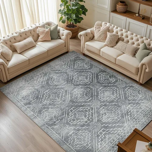 Miniatura 20 de jinchan Boho 2x3 Rugs for Entryway - Moroccan Machine Washable Doormat Soft Bohemian Small Throw Rug Non-Slip Carpet for Entrance Kitchen Laundry