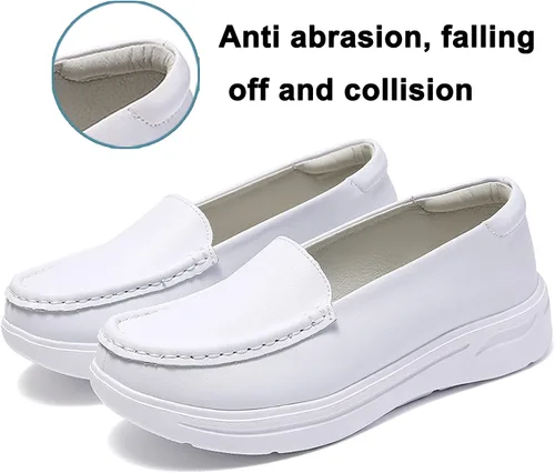 Miniatura 3 de Zapatos de lactancia para mujer, mocasines para caminar, transpirables, ligeros, cómodos para el trabajo