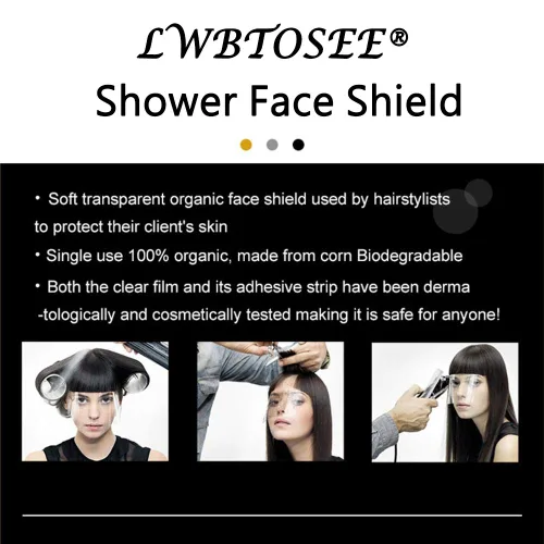 Miniatura 3 de Protector de ojos de plástico desechable, para microblading, maquillaje permanente, extensiones de pestañas, cirugía de cataratas de ojos, para ojos