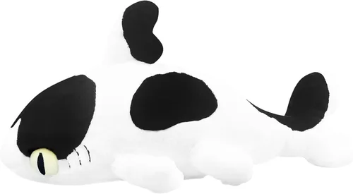 Miniatura 15 de Juguetes de animales de peluche Sharkitty, juguetes de peluche combinados de tiburón y gato (Rosa, 15.7 pulgadas)