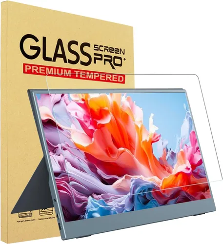 YINOVEEN Protector de pantalla de vidrio templado de 16 pulgadas para monitor portátil ARZOPA/MNN/KYY/VILVA/ASUS/FANGOR/ViewSonic/QQH, dureza 9H,