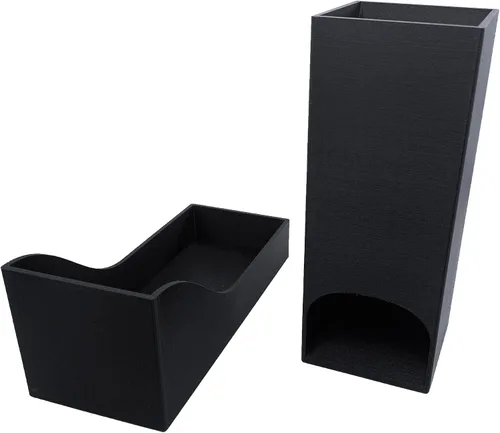 Miniatura 3 de EnderToys Torre y bandeja de dados DND (plegable) - Bandeja de dados negros