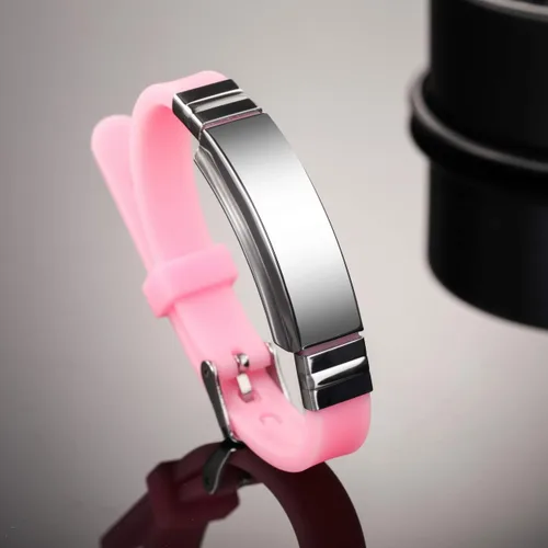 Miniatura 3 de MOWOM Medical - Pulsera de silicona con grabado personalizado, con identificación, alerta médica, pulsera ajustable para hombres, mujeres, niños