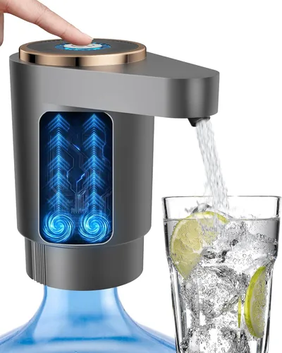 Miniatura 11 de Bomba de botella de agua, dispensador de agua eléctrico portátil para botellas de 5 galones, carga USB, interruptor automático, batería recargable