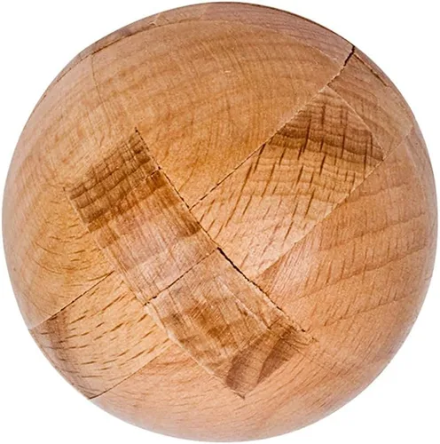 Miniatura 7 de Rompecabezas de madera hecho a mano con bola mágica, juego de inteligencia, rompecabezas de esfera para adultos