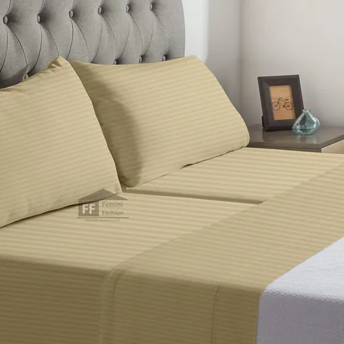 Miniatura 11 de Juego de sábanas para cama ajustable, tejido de satén suave, 400 hilos, 100% algodón egipcio, 5 piezas con 2 sábanas bajeras, juego de sábanas de 25