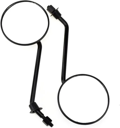 Miniatura 2 de HIAORS 8mm Espejos retrovisores ajustables para motocicleta GY6, ciclomotor Ruckus 50 P50 Spree Elite50 FA50 Tomos A35 Sprint Targa 150cc 250cc