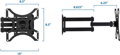Miniatura 7 de Mount-It! Soporte de pared para TV con brazo de movimiento completo para televisores de pantalla plana de 13 a 42 pulgadas, VESA 75, 100, 200, 55