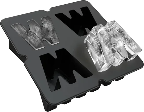 Miniatura 20 de Molde personalizado para cubitos de hielo Letra N - Molde de hielo de silicona con letras para moldes de cubitos de hielo personalizados y moldes