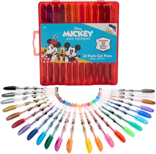 Miniatura 13 de Innovative Designs Beetlejuice - Juego de bolígrafos de gel para niños, paquete de 24 con bolígrafos de gel con purpurina, bonitos bolígrafos