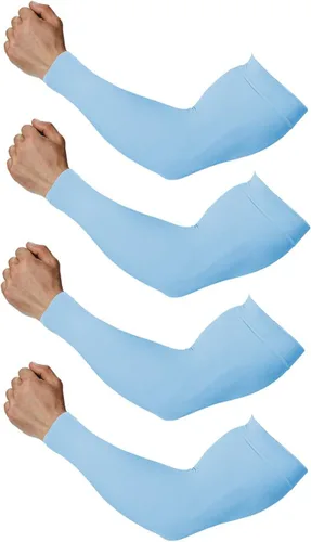 Miniatura 18 de 4 pares de mangas de brazo para hombres y mujeres - para cubrir tatuajes - manga deportiva refrescante para baloncesto, golf, fútbol