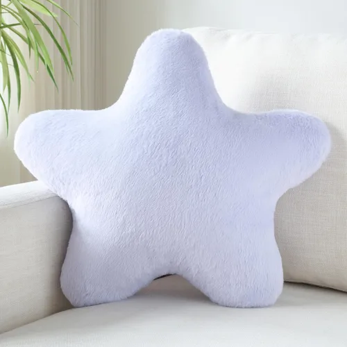 Miniatura 10 de Almohada de béisbol, almohada con forma de béisbol de 12 pulgadas, cojín de asiento con piel sintética de conejo, almohada redonda para decoración