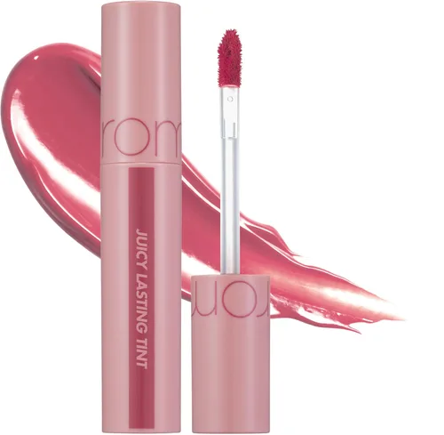 Miniatura 17 de rom&nd El tinte jugoso y duradero Tinte de labios coreano Acabado de alto brillo Efecto hidratante y voluminoso Higo de higo rosa ciruela