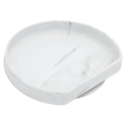Miniatura 25 de Bumkins Plato de silicona con agarre, plato de succión dividido, plato para bebé o niño pequeño, sin BPA, apto para microondas y lavavajillas