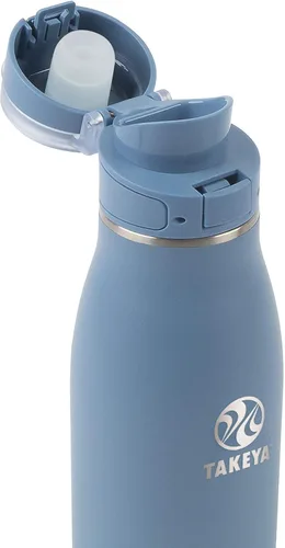 Miniatura 2 de Takeya Traveler Taza de Café a Prueba de Fugas - Asa de Transporte - Recipiente Aislado para Beber de Uso Diario - Duradera y Portátil con Diseño a