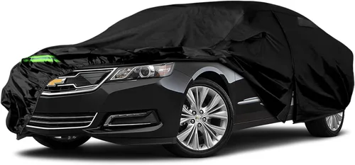 Funda impermeable para auto Compatible con Chevrolet Impala SS/LS/LT 2000-2020, 6 capas de fundas para auto para todo tipo de clima con cremallera