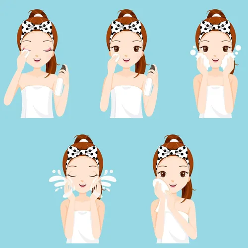 Miniatura 4 de Jexine 24 piezas de diademas faciales de spa para maquillaje, paquete de diademas para el cabello con lazo, diadema de pelo esponjosa y de felpa