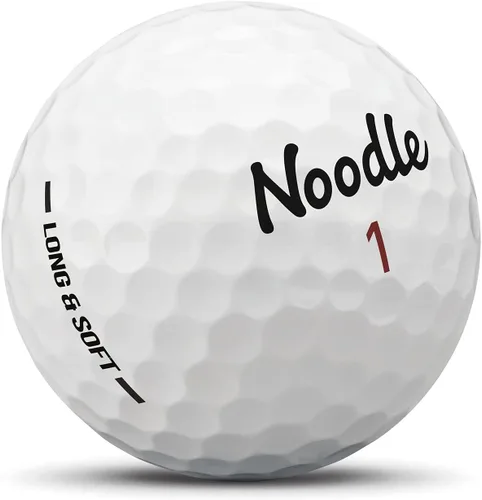 Miniatura 2 de TaylorMade Noodle Long & Soft Golf Balls, Ultra-Soft 34 Compression Core, Great Feel and Increased Spin, Patented Dimple Design for Straighter Flight