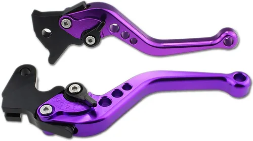 PROCNC Palancas de freno de embrague ajustables cortas para motocicletas, Compatibles con Kawasaki Z250SL 2016-2017 Ninja 300R/Z300 2013-2018 Ninja