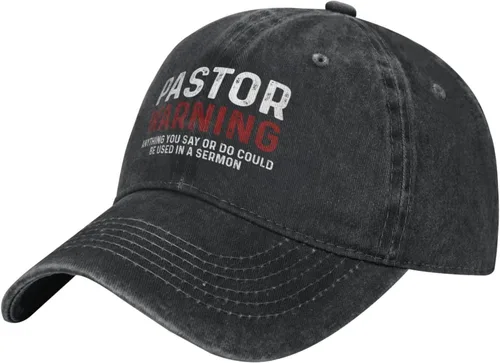 Miniatura 3 de Regalos de agradecimiento para pastores, regalos para pastores para hombres, sombrero de advertencia para pastor, gorra de advertencia para pastor