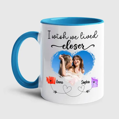 Miniatura 14 de Taza de café con texto en inglés "Besties There Are Friends That Become Family", tazas personalizadas para mejores amigas para mujeres, elige