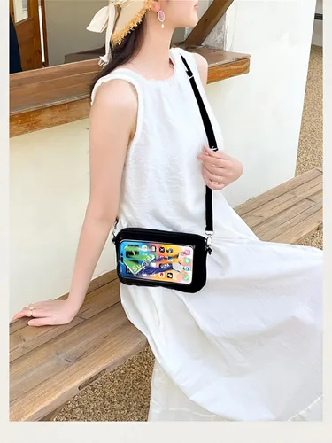 Miniatura 5 de DQL Funda ligera cruzada para teléfono para mujer, bolsa cruzada para teléfono celular, bolsa cruzada pequeña para mujeres para conciertos