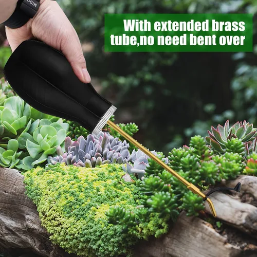 Miniatura 4 de Pulverizador de bulbos para insectos – Dispensador aplicador extensible de mano de 7 pulgadas para tierra de diatomeas y otras aplicaciones de polvo