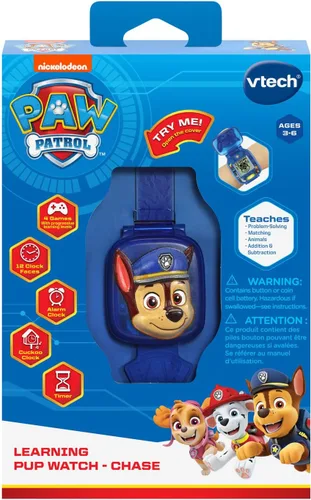 Miniatura 7 de VTech Reloj para cachorros de aprendizaje de la Patrulla Canina, Chase