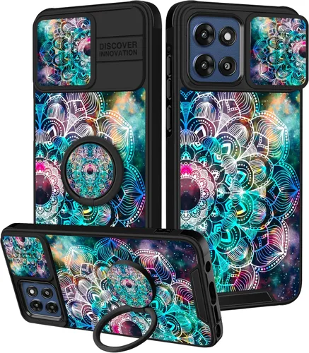 Miniatura 107 de Funermei Funda para Moto G Play 4G 2024 – Funda para teléfono para mujeres y niñas, diseño único de gato y libros, diseño único con funda