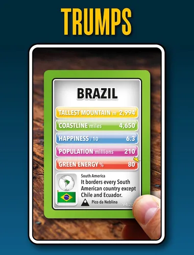 Miniatura 8 de SMART CARDS Países, Regalo, Relleno de Media, Juego de Viaje, 7 Juegos en 1, Pairs, Snap, Trumps, Rummy, Juego de Memoria, Aprende Hechos, Edad 5+