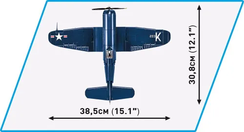 Miniatura 4 de COBI Colección Histórica Guerra de Corea F4U-4 ™ Corsair® Avión