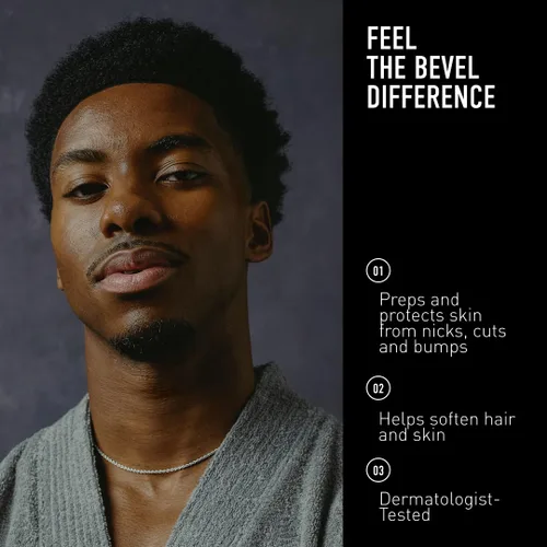 Miniatura 5 de Bevel Aceite para antes del afeitado para hombres con aceite de ricino, aceite de oliva y aceite de árbol de té, ayuda a suavizar el cabello