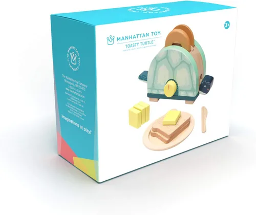 Miniatura 8 de Manhattan Toy Juego de juguetes de cocina Toasty Turtle para niños y niños