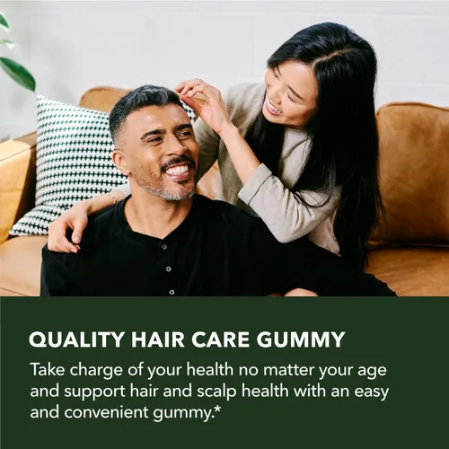 Miniatura 5 de Gomitas Saw Palmetto para hombres, suplemento bloqueador DHT para la salud del cabello y calvicie con patrón masculino, 60 unidades, apoya