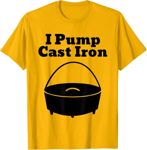 Miniatura 76 de I Pump - Camiseta de hierro fundido para cocinar al horno holandés