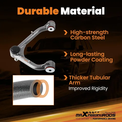 Miniatura 2 de maXpeedingrods Brazo de control superior elevado de 2-4 pulgadas para Chevy Silverado/GMC Sierra 1500 1999-2006