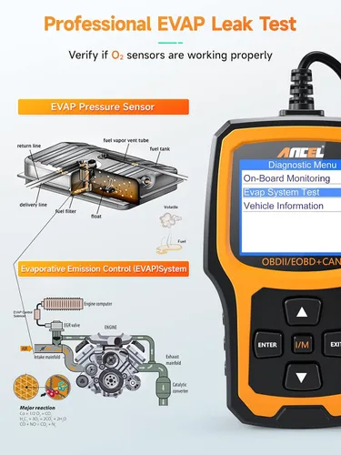 Miniatura 8 de ANCEL AD410 Escáner OBD2 Mejorado, Lector de Códigos de Vehículo para Luz de Check Engine, Escáner Automotriz OBD II para Diagnóstico de Fallas
