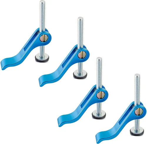 Miniatura 10 de POWERTEC Abrazadera de retención en T 71168V, 5-1/2 pulgadas de largo x 1-1/8 pulgadas de ancho, paquete de 2, abrazaderas de riel en T
