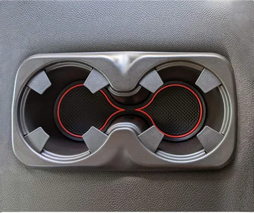 Miniatura 2 de JDMCAR Compatible con Accesorios para Chevy Colorado/GMC Canyon 2015-2022 Juego de Insertos Premium para Portavasos, Consola y Bolsillos de Puerta