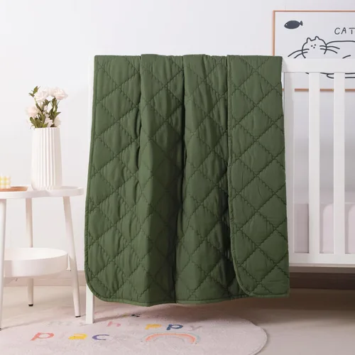 Miniatura 10 de FLXXIE Edredón de Microfibra Alternativo al Plumón para Niños Pequeños Lavable a Máquina, Manta Acolchada Súper Suave y Ligera para Cuna de Niños