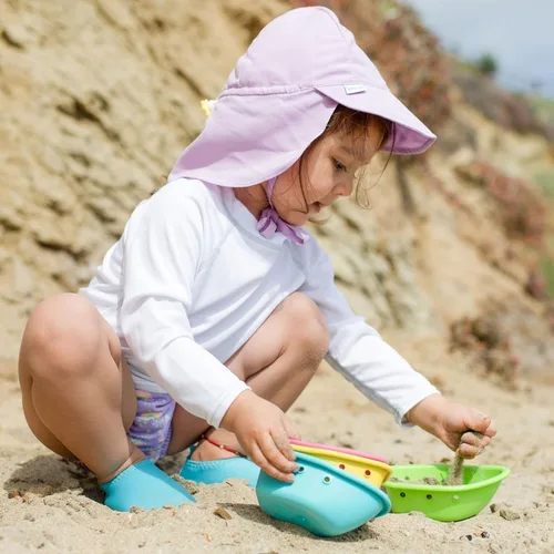Miniatura 23 de green sprouts Sombrero de natación con solapa para bebé