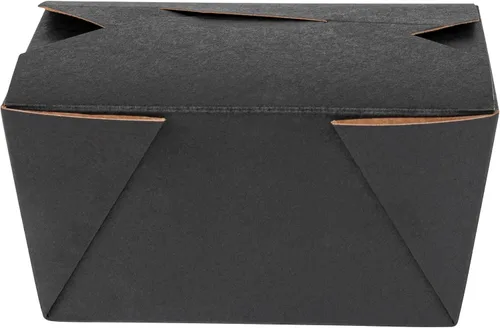 Miniatura 14 de Restaurantware Contenedor desechable para llevar, 30 oz / #1, negro