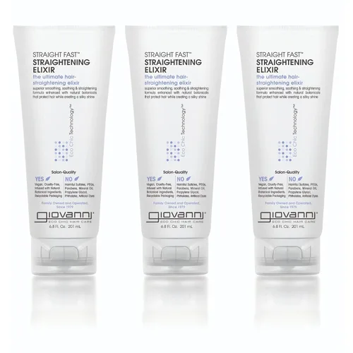 Miniatura 13 de GIOVANNI 2chic Elixir de acondicionamiento y peinado ultra lujoso sin enjuague, crema suavizante para cabello rizado y ondulado, enriquecido