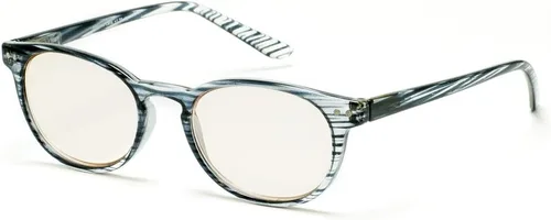 Miniatura 8 de Lentes de lectura retro para computadora para mujeres y hombres, antirreflejos, fatiga ocular, luz azul, bloqueo UV (tortuga, fuerza +2.00)