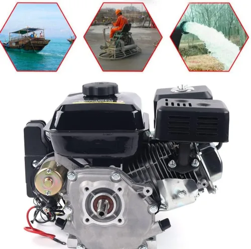 Miniatura 3 de Motor de gas Go Kart de 7.5HP 210CC con arranque eléctrico a gas de 4 tiempos OHV, motor de gasolina de gas, lavadoras a presión de gas, divisores