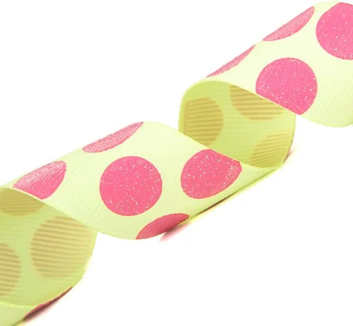 Miniatura 14 de Morex Ribbon Sugar Dots - Cinta de grogrén con purpurina, 7/8 pulgadas por 20 yardas, aguamarina/lavanda (98805/20-612)