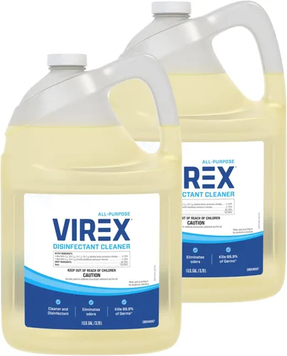Miniatura 6 de VIREX Diversey CBD540540 Limpiador desinfectante líquido multiusos, mata el 99.9% de los gérmenes y elimina olores, aroma a limón, spray listo