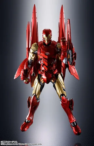 Miniatura 8 de TAMASHII NATIONS - Tech-On Avengers - Figura de acción de Iron Man, Bandai Spirits S.H.Figuarts